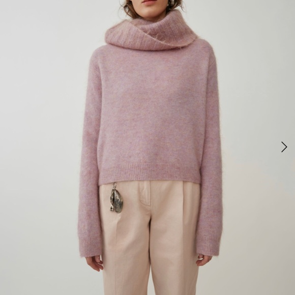 Acne Studios Raze Mohair dusty pink - Picture 3 of 5